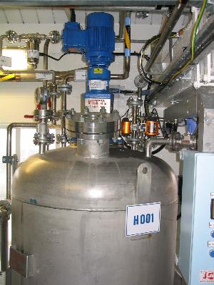 1998 100 gal stainless steel pressure vessel
