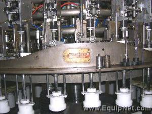 Liquid Filling Line, 32 head Pneumatic Scale Pneumflow Filler, 8 head Ronchi Capper