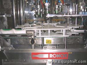 Liquid Filling Line, 32 head Pneumatic Scale Pneumflow Filler, 8 head Ronchi Capper
