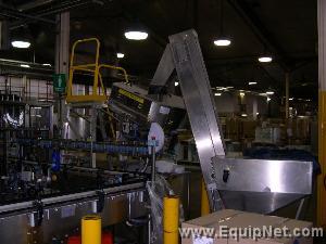Liquid Filling Line, 32 head Pneumatic Scale Pneumflow Filler, 8 head Ronchi Capper