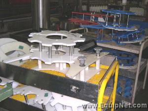 Liquid Filling Line, 32 head Pneumatic Scale Pneumflow Filler, 8 head Ronchi Capper