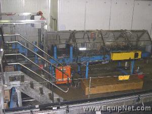 Liquid Filling Line, 32 head Pneumatic Scale Pneumflow Filler, 8 head Ronchi Capper