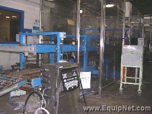 Liquid Filling Line, 32 head Pneumatic Scale Pneumflow Filler, 8 head Ronchi Capper