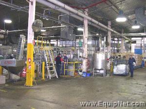 Liquid Filling Line, 32 head Pneumatic Scale Pneumflow Filler, 8 head Ronchi Capper
