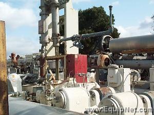 Rodney Hunt wiped film evaporator system, 1.2 s/ft
