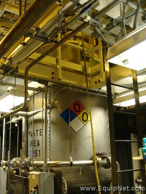 Precision Stainless 3500 Liter Jacketed Stainless Steel Tank