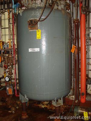 Glass Lined 500 Gallon DeDietrich Vertical Tank