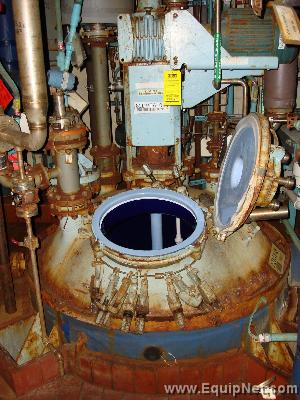 Glass Lined 500 Gallon Pfaulder Reactor
