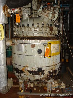 DeDietrich Glass Lined 100 Gallon Agitated Tank