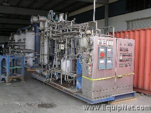 Schmidt plate evaporator 11,000 lbs/hr, (3) effect