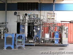 Schmidt plate evaporator 11,000 lbs/hr, (3) effect