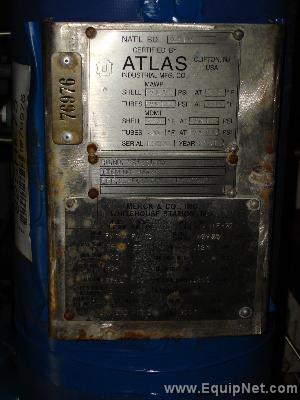 2001 Atlas Ind. 17.20 Sq. Ft. 316L SS Shell & Tube Heat Exchanger