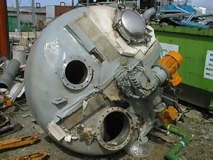 Hosokawa 3000L (appox 100 cu. ft.) 316SS Nauta/Cone Mixer/Dryer