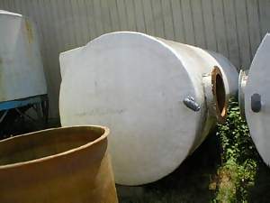 2500 Gallon Horizontal Fiberglass Tank 