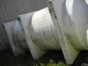 2500 Gallon Horizontal Fiberglass Tank 