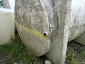 2500 Gallon Horizontal Fiberglass Tank 