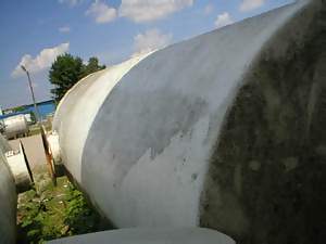 2500 Gallon Horizontal Fiberglass Tank 