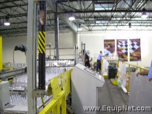 Goldco Model CS1710RACS Palletizer with Automatic Tier Sheet Placement
