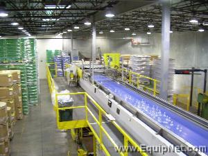 Goldco Model CS1710RACS Palletizer with Automatic Tier Sheet Placement