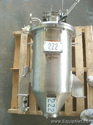 16Gallon stainless steel cone bottom  tank