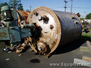 2,000 Gallon Alloy Fabricators Inc.  316L Stainless Steel Reactor