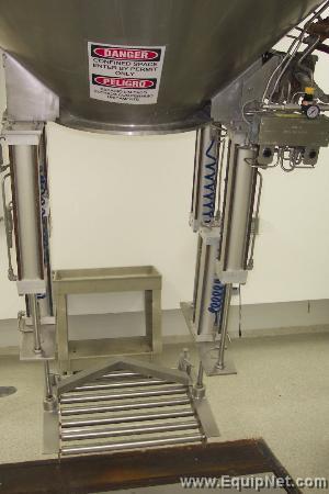 Gemco 100 Cubic Foot Stainless Steel Double Cone Blender with Gemcomatic Loader