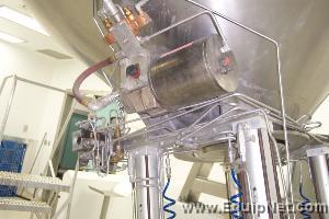 Gemco 100 Cubic Foot Stainless Steel Double Cone Blender with Gemcomatic Loader