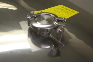 Lot of (5) Custom Made Stainless Steel Portable Tote Bins