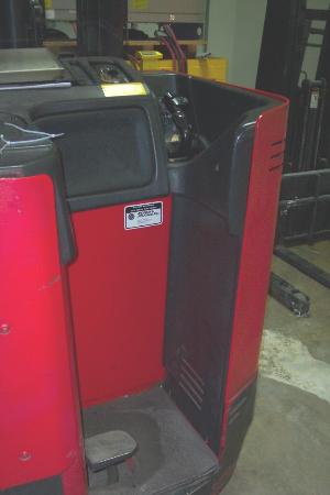 Raymond Extended Reach Stand Up Electric Fork Lift Truck