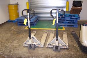 Lot of (2) Crown Pallet Jacks