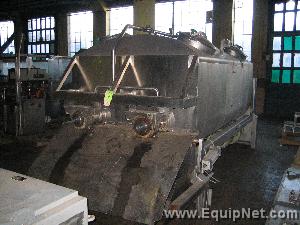Approximate 75 Cubic Foot Stainless Steel Double Ribbon Blender