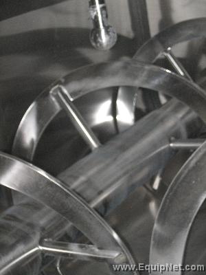 Approximate 75 Cubic Foot Stainless Steel Double Ribbon Blender