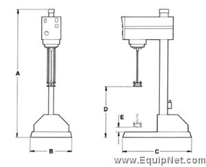 Silverson Lab Mixer Model L4RT, Stainless Steel