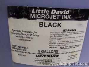 5 Gallon Jug of Little David CPA275-BK Black Microjet Ink