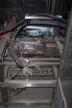 Schneider Stainless Steel Horizontal Case Packer with Case Elevator