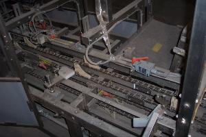 Schneider Stainless Steel Horizontal Case Packer with Case Elevator