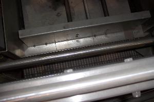 Schneider Stainless Steel Horizontal Case Packer with Case Elevator