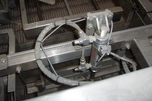 Schneider Stainless Steel Horizontal Case Packer with Case Elevator