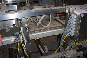 Schneider Stainless Steel Horizontal Case Packer with Case Elevator