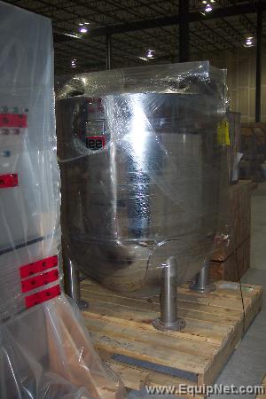 250 Gallon Lee Sanitary 316L Stainless Steel Kettle, Anchor Agitator