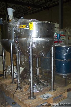 Lee 100 Gallon Stainless Steel Agitated kettle, 25 HP Homogenizing Mixer