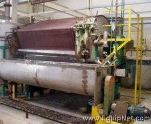Eimco rotary vac precoat, 6' x 6'