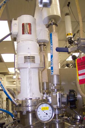Feldmeier 250 Liter Stainless Steel Non Jacketed Tank w/ Chemineer Mixer
