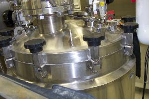 Feldmeier 250 Liter Stainless Steel Non Jacketed Tank w/ Chemineer Mixer
