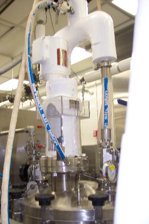 Feldmeier 250 Liter Stainless Steel Non Jacketed Tank w/ Chemineer Mixer