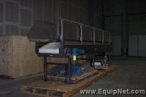 Smalley Storeaveyor  Incline Belt Conveyor, 3' W X 19' L