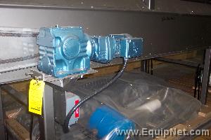 Smalley Storeaveyor  Incline Belt Conveyor, 3' W X 19' L