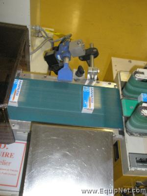 TechnoEuropa In line Check-weigher, 1991, 200 cartons/min, with compressed air auto reject