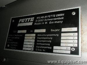 Fette P 2100 D Type 29 Station Tablet Press
