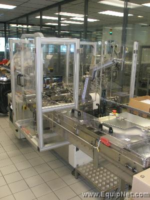H&K, Horizontal Continuous Motion Cartoner, 50 'Aeroplane' Cartons / min, with Leaflet inserter